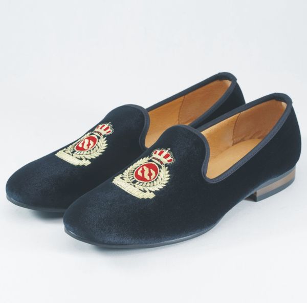 

Fa hion men loafer lip on men velvet hoe ca ual velvet lipper briti h dre hoe men 039 flat wedding and party hoe ize u 7