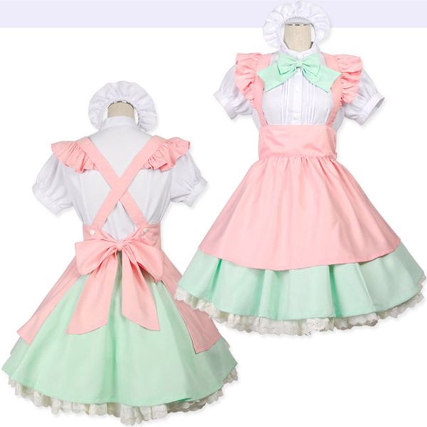 

wholesale-maid cosplay women's cosplay maid costume cartoon character maid costumes cosplay dress for women, Black