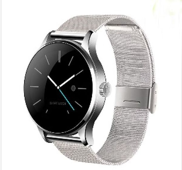 

K88h mart watch martwatch 1 22 inch ip round creen upport port heart rate monitor bluetooth martwatch for apple io android 1pc