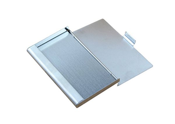 

wholesale-9.3x5.7x0.7cm business id case metal fine box holder stainless steel pocket