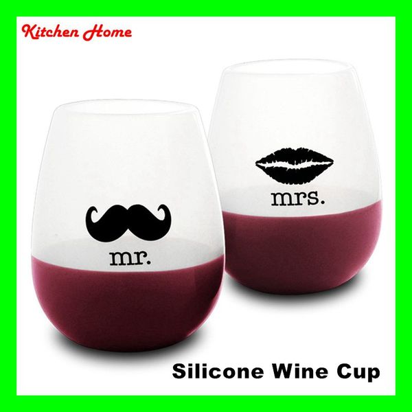 

350ml silicone wine glasses foldable unbreakable collapsible stemless rubber cups beer whiskey drinking cups for camping party picnic