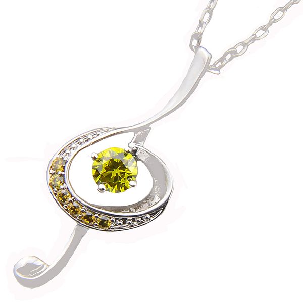 

wholesale 3pcs / lot classic natural fire oliver cubic zirconia gemstone 925 sterling silver pendants necklaces daily jewelry