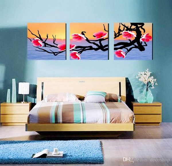 

веение лив wintersweet веок живопи жикле пеа на оле home decor wall art set30341
