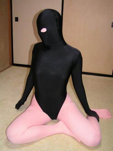 

black lycra spandex tights fetish zentai leotard catsuit classic halloween costumes s m l xl xxl
