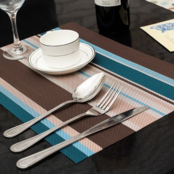 

wholesale- 4pcs pvc quick-drying placemats coasters kitchen/dining table insulation home using mats