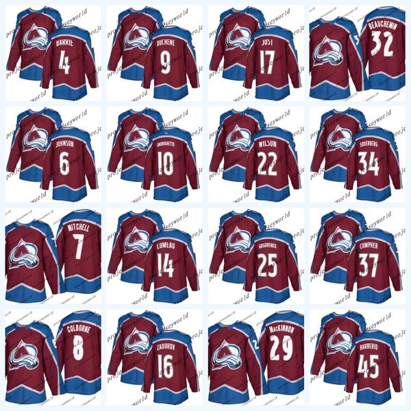 

Mens' Womens Youth Colorado Avalanche Jerseys 2017-2018 Season 33 Patrick Roy 29 Nathan MacKinnon 92 Gabriel Landeskog Hockey Jerseys