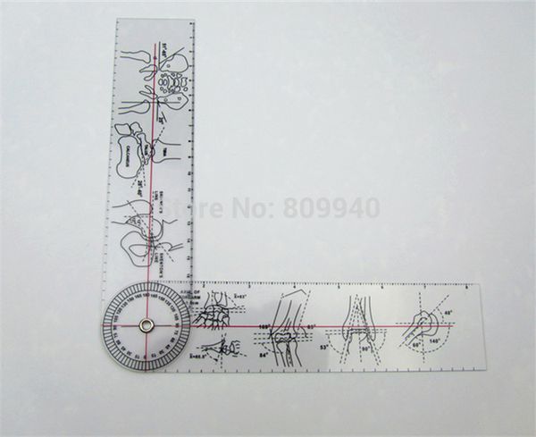 

wholesale-spinal goniometer distal radioulnar joint ruler medical ruler angle protractor bone measurements feet, 5pcs/lot medical tool