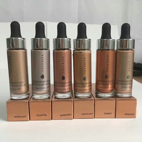 

Cover fx cu tom enhancer drop face highlighter powder 15ml liquid highlighter co metic hpping