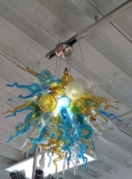 

color/size customized ce/ul certificate home decorative ceiling chinese chandelier light handmade glass