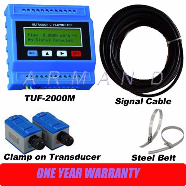 

ultrasonic liquid flowmeter tuf-2000m dn50-700mm module digital flow meter tm-1 transducer