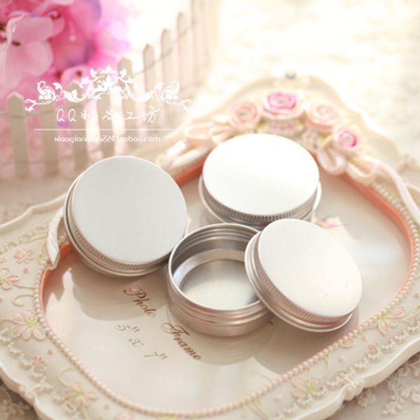 

50pc lot 1 oz aluminum jar 30g aluminum cream jar 30ml aluminum tin container