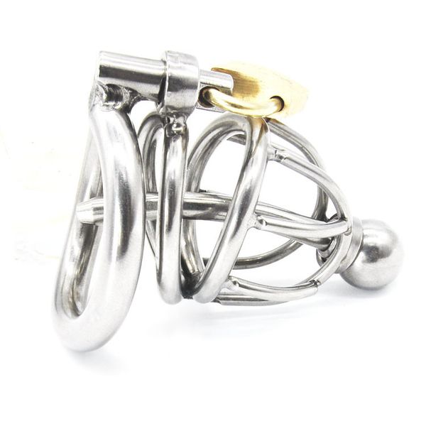 

new chastity cage quality device high lock stainless male bird steel fuiav
