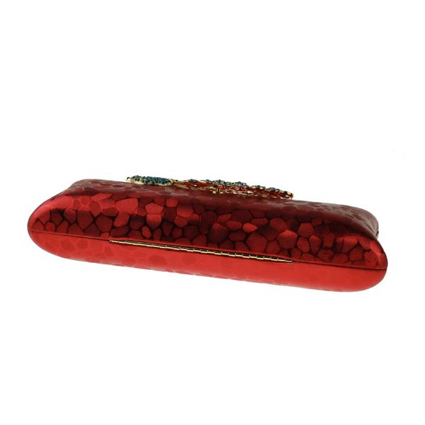 

2016 bag with hand clutch clutch long square sequin crystal bag evening bags ladies phenix red gold black - silver and fashion nepsf, Red;black