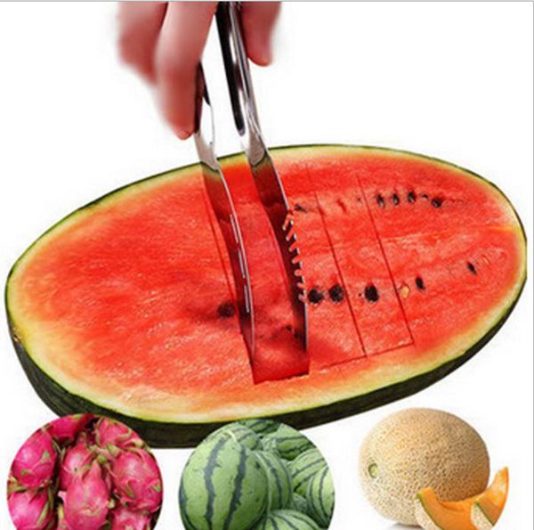 

Watermelon Slicer Stainless Steel Fruit Peeler Useful & Smart Kitchen Gadget