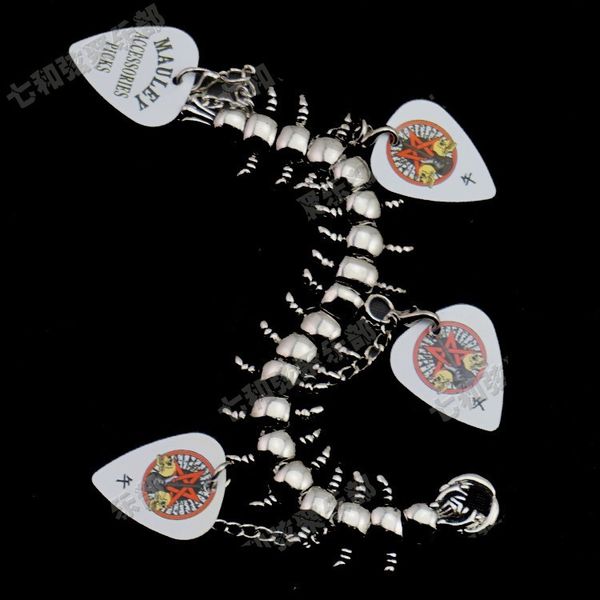 

b4 thin about 0.5mm stainless steel acoustic electric guitar picks centipede musical instrument parts wholesale