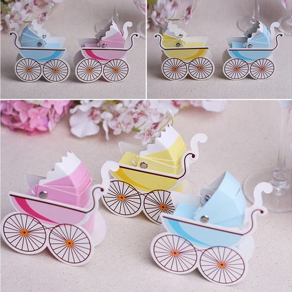 

favor holders wedding supplies baby carriage boxes pram party gifts candy boxes stroller