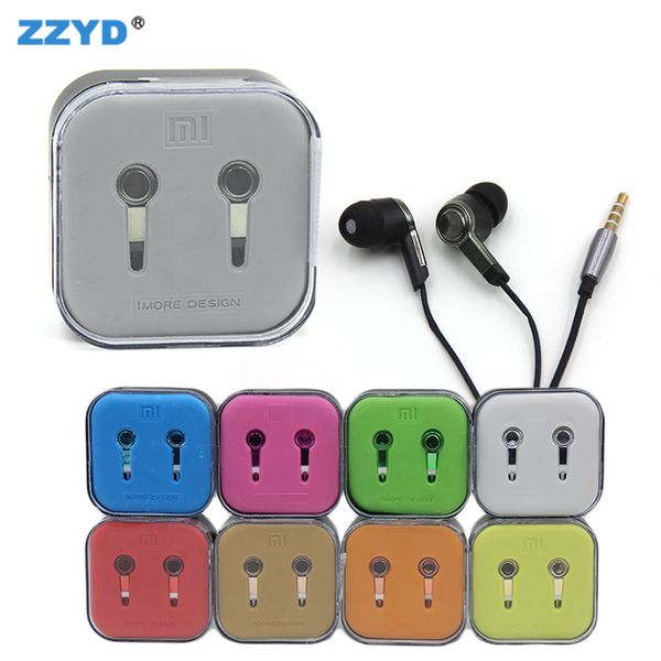 

Zzyd 3 5mm xiaomi 5 metal earphone braided tpe head et univer al earphone with voice control for xiaomi am ung mart phone