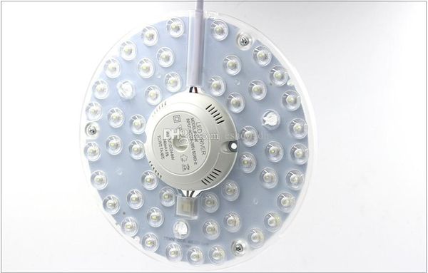 Fonte de luz LED substituível 2D brilhante para lâmpada de teto europeia marcada 24W 220V com PCB de substituição de luzes LED magnéticas