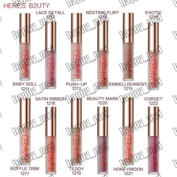 

factory direct dhl new makeup lips hers b2uty matte lip gloss non-stick cup lip gloss2.6ml