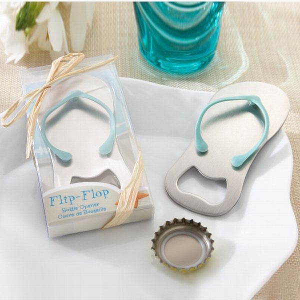 

500pc gift beer bottle opener wedding favor flip flop andal bottle opener lipper wine opener wedding party decoration