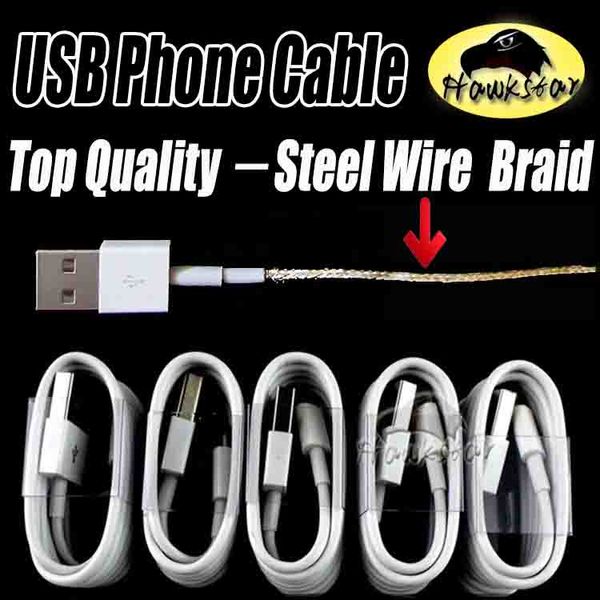 

1m 3ft 2m 5ft micro usb cable sync data cable charging cords charger line with retail box for galaxy s6 s7 edge lg huawei