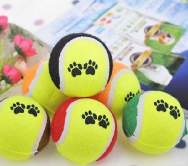 

wholesale- 10 pc/set tennis balls for children in garden dog toy balls run throw chew 83002