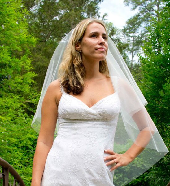 

new hight qualityr sale wrist white ivory cut edge veil mantilla veil bridal head pieces for wedding dresses, Black