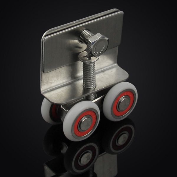 

бесплатная доставка двери ролик раздвижные стеклянные двери шкив висит вокруг стеклянной двери висит вокруг оборудования фитинги душевая ком