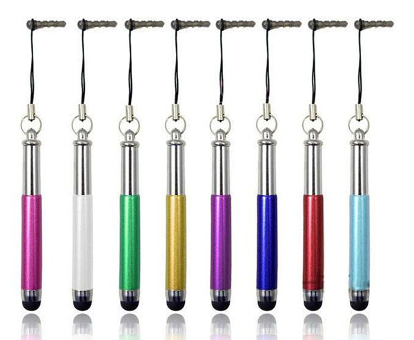 

wholesale-3.5mm jack retractable capacitive touch screen mobile phone stylus pen for samsung galaxy express prime (2016