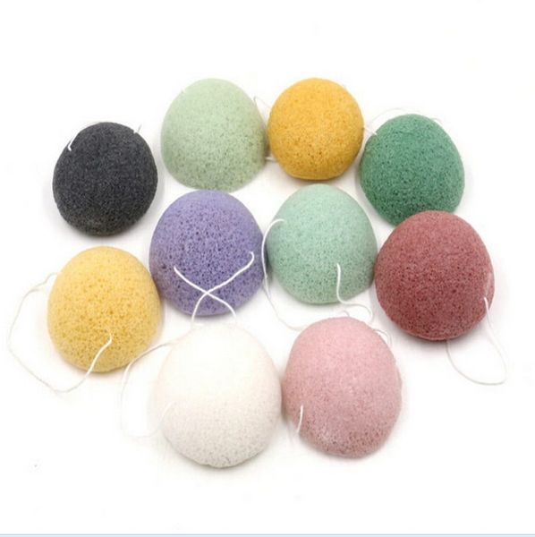 

konjac sponge puff herbal facial sponges pure natural konjac vegetable fiber making cleansing tools for face and body kb405