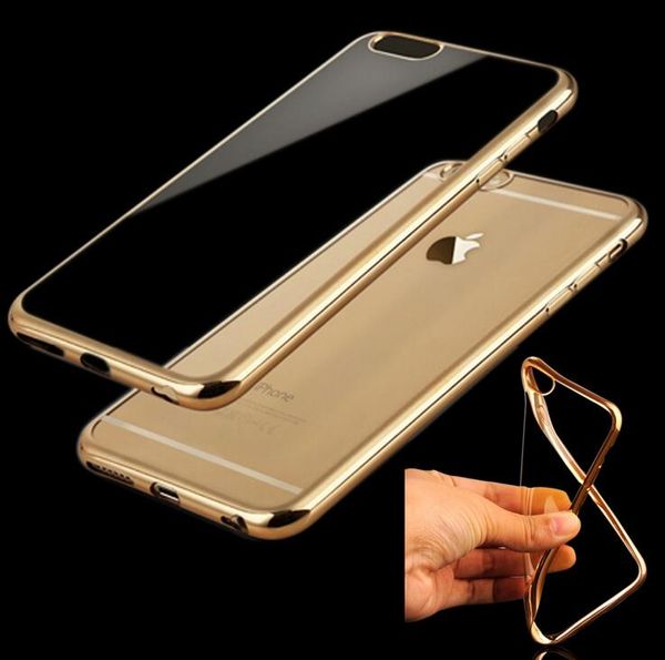 

Для Iphone 6 7 7plus для samsung note5 Case TPU ультратонкий чехол гальваника технологии мягкий ге