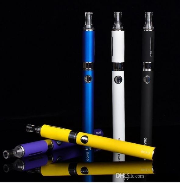 

E Cigarette eVod MT3 Electronic Cigarette Starter Kit With 650 900 1100mAh eVod Battery And MT3 Atomizer Cartridge e Cig Cigarettes