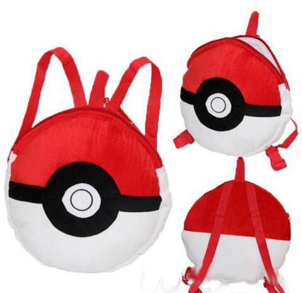 

Poke pikachu pet cartoon plu h backpack chool bag cute cartoon red coal du t ball elve hipping