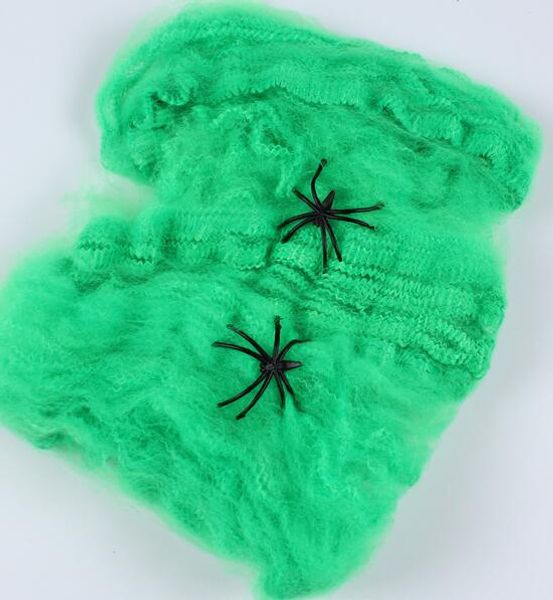 

новая эластичная паутина паутины с пауком для украшения хэллоуина