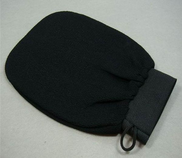 

wholesale 50pcs/lot hammam scrub mitt magic peeling glove exfoliating bath glove brown black morocco scrub glove