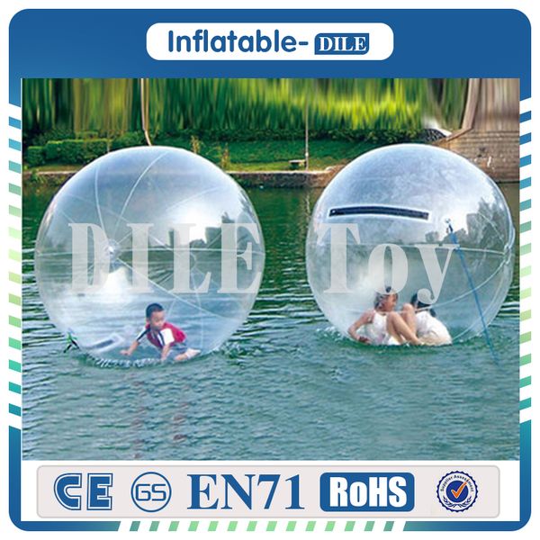 

2m tpu water zorb ball/clear inflatable walking water ball,human hamster ball