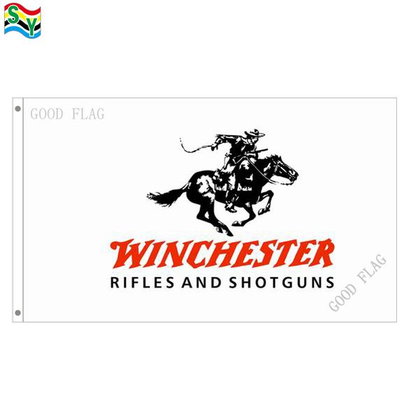 

goodflag winchester flag banner 3x5 ft 90*150cm polyster outdoor flag