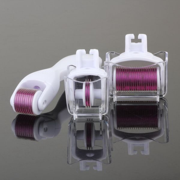 3 em 1 Derma Roller Titanium Micro Agulha Anti Aging Wrinkle Cuidados da Pele Derma Reino Unido