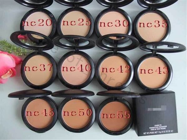 

Бренд Макияж Студия Fix Powder Plus Foundation торт пуховки компактный foundat 15г порошка сторон