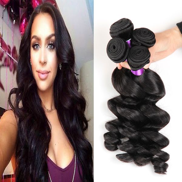 Peruvian Hair Weave Bundles Loose Wave Human Hair Products Sale