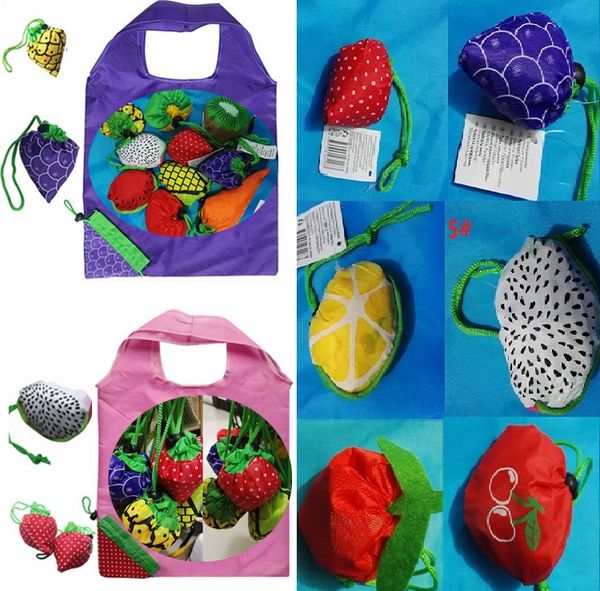 

New polye ter portable creative fruit foldable bag gift hopping reu able vegetable hopping bag and eco friendly hopping bag 4555