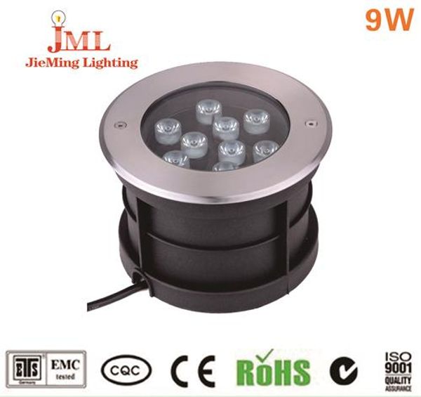 

ip67 9w ac85-265v led underground lamp sealing glue waterproof floor lamp 900lm led in ground lights outdoor 2pcs/lot
