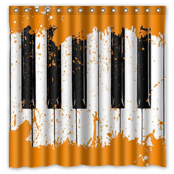 2019 Buttons Texture Paint Design Shower Curtain Size 180 X 180 Cm