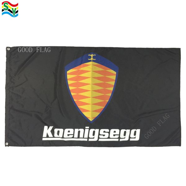 

goodflag koenigsegg flags banner 3x5 ft 90*150cm polyster outdoor flag