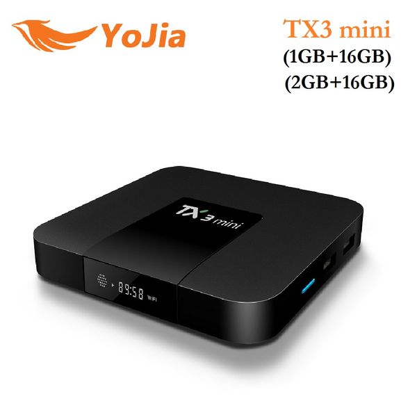 

TX3 mini Android 7.1 TV BOX 1 ГБ 16 ГБ Amlogic S905W Quad Core Suppot H.265 4K 30tps Медиаплеер IPTV Box