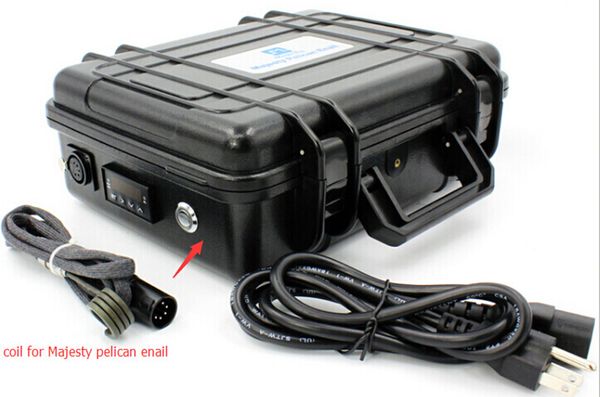 

majesty coil heater for majesty electronic nail temperature control box dab nail coil heater 5pin xlr plug heater coil for 120v 120w us