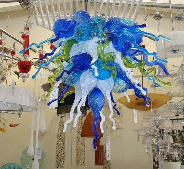 

color/size customized ce/ul certificate colorful murano art glass for lighting