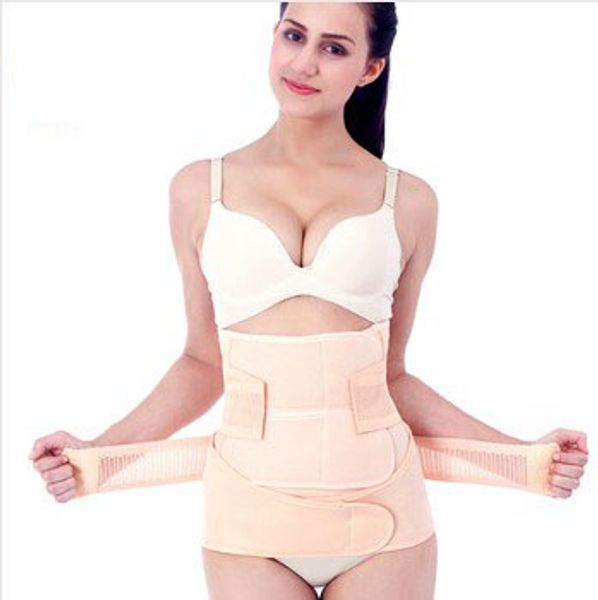 

maternity abdomen drawing binding with elastic body shaper waist belt corset bodysuit women waist training corsets slimming belt, Black;white