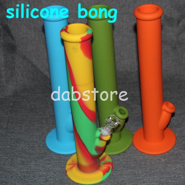 Contenitori di cera antiaderente scatola di silicone 5ml Contenitore di silicone vasetti di cera tamponare strumento barattolo porta olio bong in silicone a forma di torre boccaglio