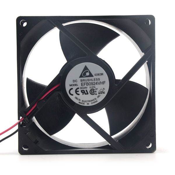 

brand new delta efb0924vhf 9cm 9032 24v 0.27a 90*90*32mm case axial cooling fan